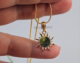 A-Grade Certified Moldavites from Chlum, Czech Republic | 925 Sterling Silver, 18k Yellow/Rose Gold Plated | High Vibration Jewelry
