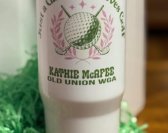 Golf Personalized Tumbler