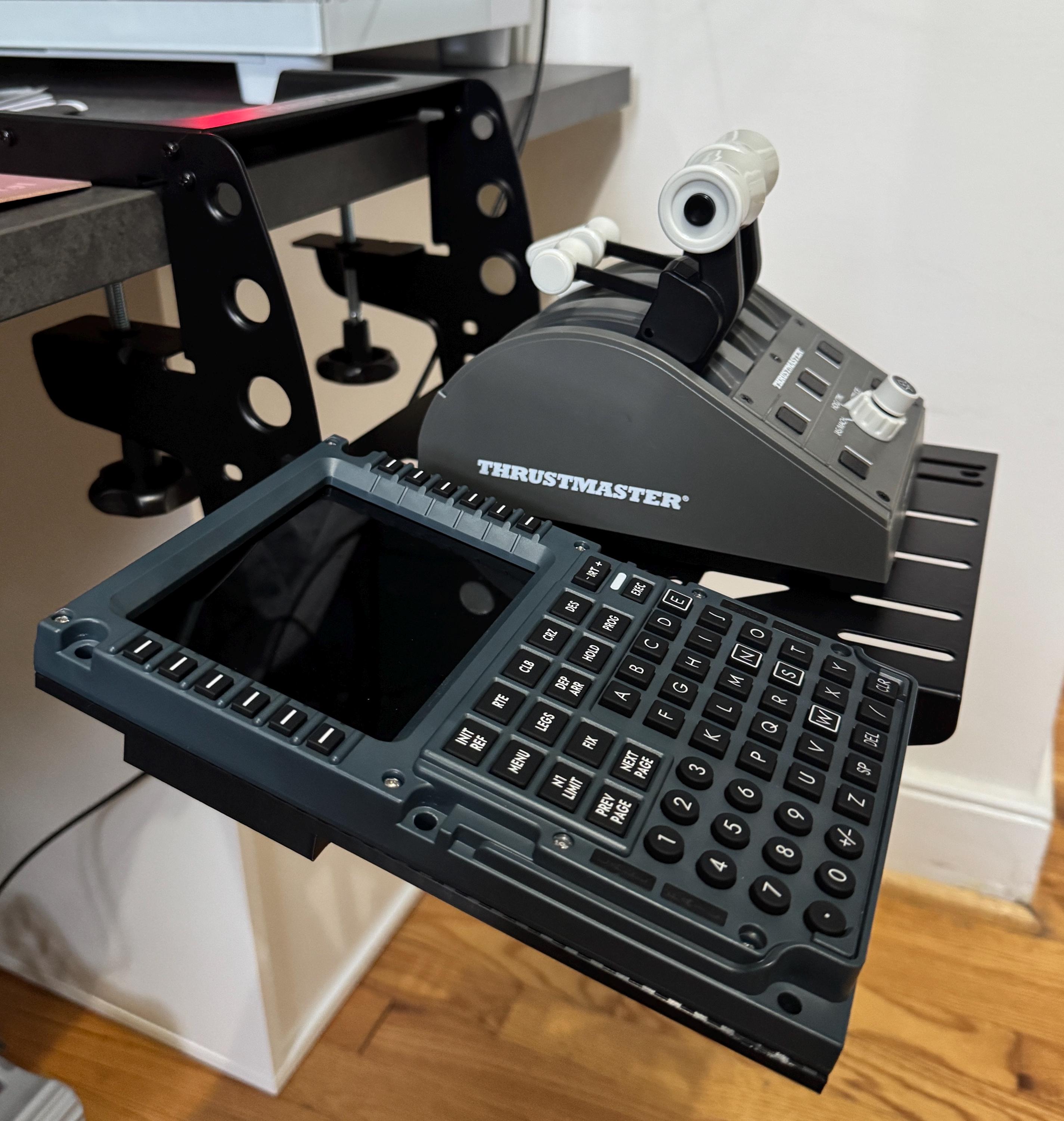 Wingctrl Mount Winwing Winctrl PFP or MCDU Mount for Thrustmaster Flying Desk Clamp - Etsy