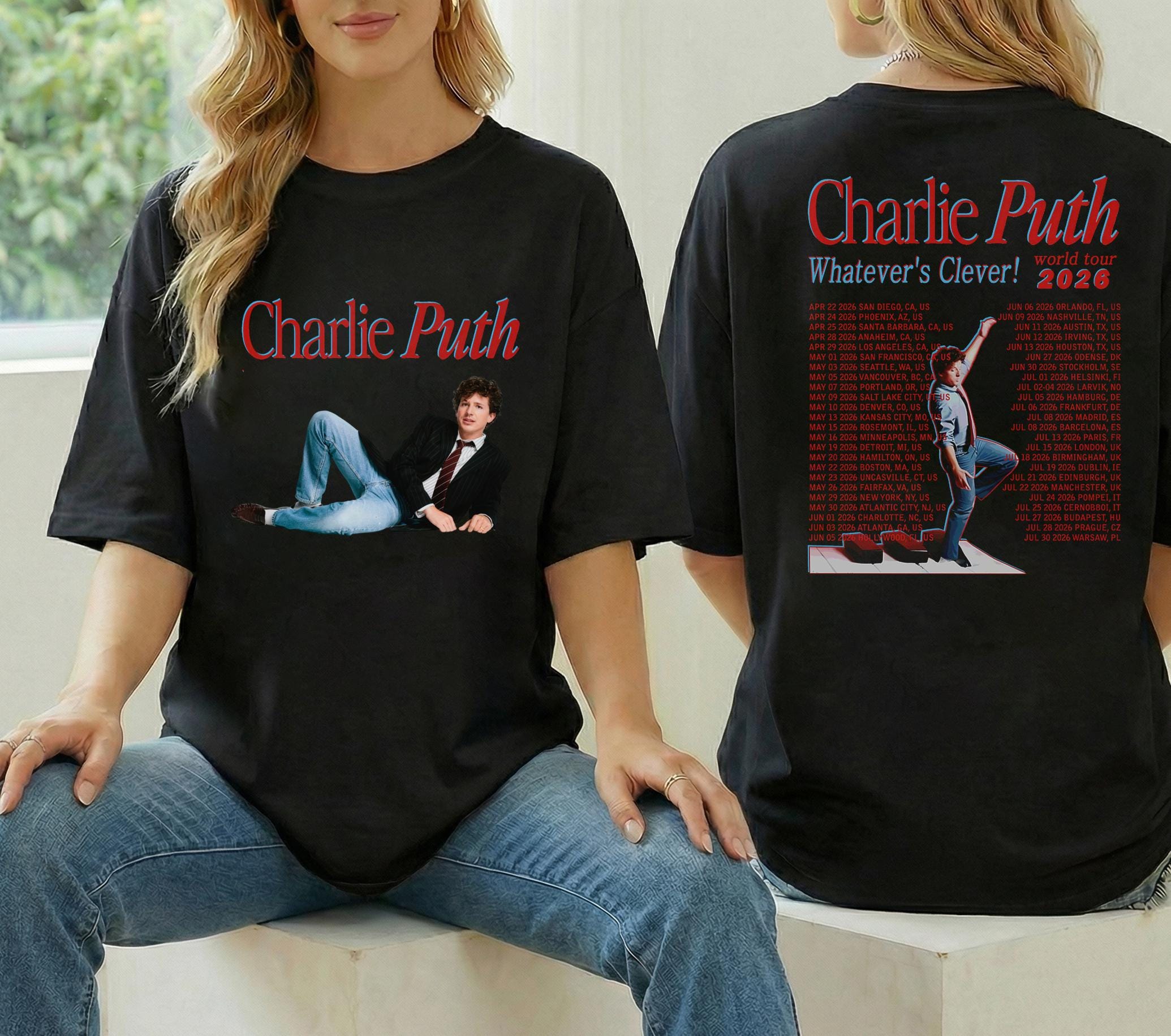 Charlie puth t - Etsy 日本