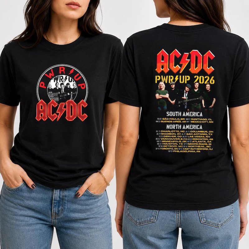 Ac/dc concert shirts - Etsy Italia