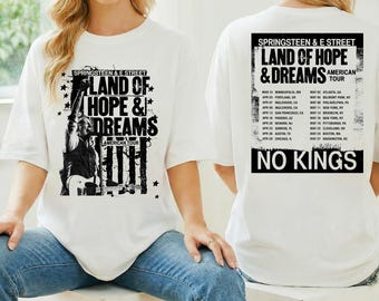 Bruce Springsteen Tour 2026 T-shirt, Bruce Springsteen Land Of Hope & Dreams Tour Shirt, Bruce Springsteen Fan Gift, Bruce Springsteen Merch