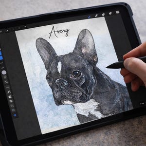 Custom pet art, Dog Portrait, Pet Wall Art, Dog Painting, Custom Dog Portrait, Pet Painting, Pet Portrait Custom, Gifts for dog lovers image 2