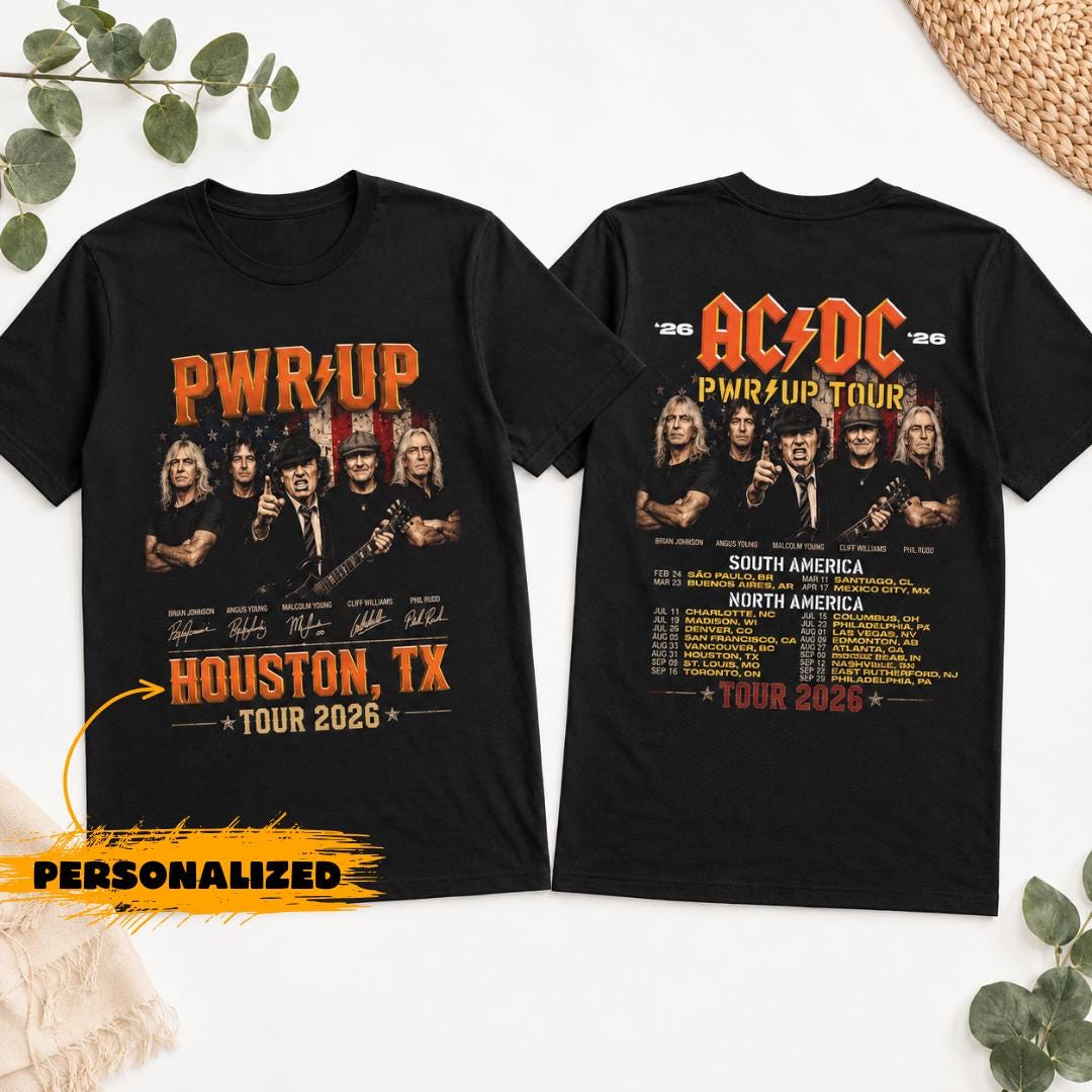 Acdc tour 2026 shirt - Etsy 日本