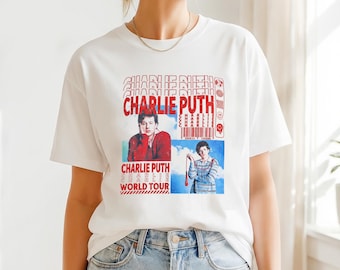 Charlie Puth World Tour 2026 T-Shirt, Charlie Puth Shirt, Charlie Puth Fan Gift, Charlie Puth Graphic Shirt, Charlie Puth Merch Apparel