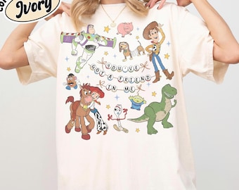 Vintage Coquette Toy Story Shirts, You’ve Got a Friend in Me Tee, Woody & Buzz Lightyear, Disneyland Family Matching Tee, Disney Trip Shirts