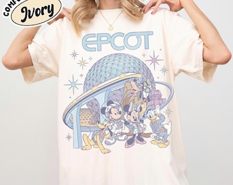 Camiseta Disney EPCOT 2026 con colores cómodos, camiseta familiar Disney a juego, camiseta EPCOT World Traveler, camiseta de viaje a Disney 2026, camiseta con nombre de Disney Epcot
