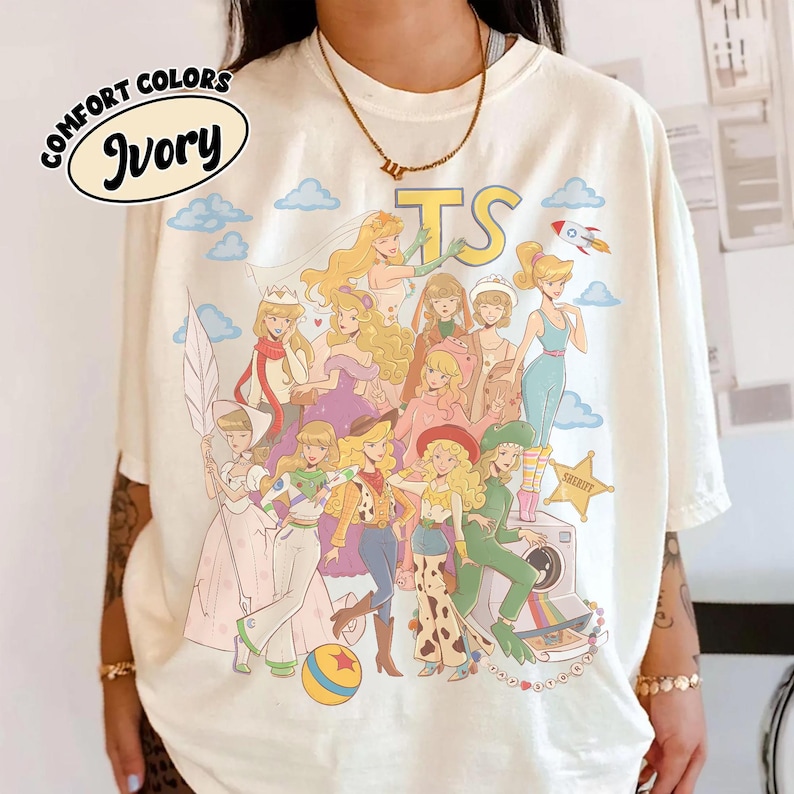 Vintage Tay Story Comfort Colors Shirt, Woody Buzz Jessie Tee, Toy Story 5, Disney TS Family Vacation Tee 2026, Disney Trip Matching Shirts Ivory/Natural/Sand