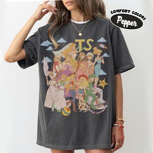 Vintage Tay Story Comfort Colors Shirt, Woody Buzz Jessie Tee, Toy Story 5, Disney TS Family Vacation Tee 2026, Disney Trip Matching Shirts Pepper/Dark Heather