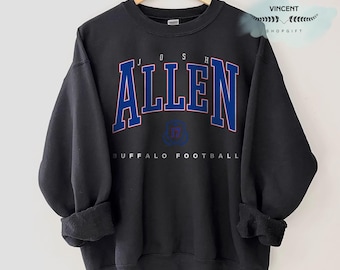 Josh Allen Vintage Shirt, Football Retro 90s T-Shirt, Game Day Shirt, For Her, Josh Allen Bootleg Shirt