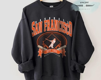 San Francisco Baseball Sweatshirt, Giants Crewneck, San Francisco Game Day Pullover