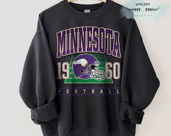 Felpa da football del Minnesota, maglietta retrò per tifosi sportivi, maglietta regalo alla moda per il giorno della partita, felpa con la mascotte del Minnesota, maglietta per tifosi del Minnesota