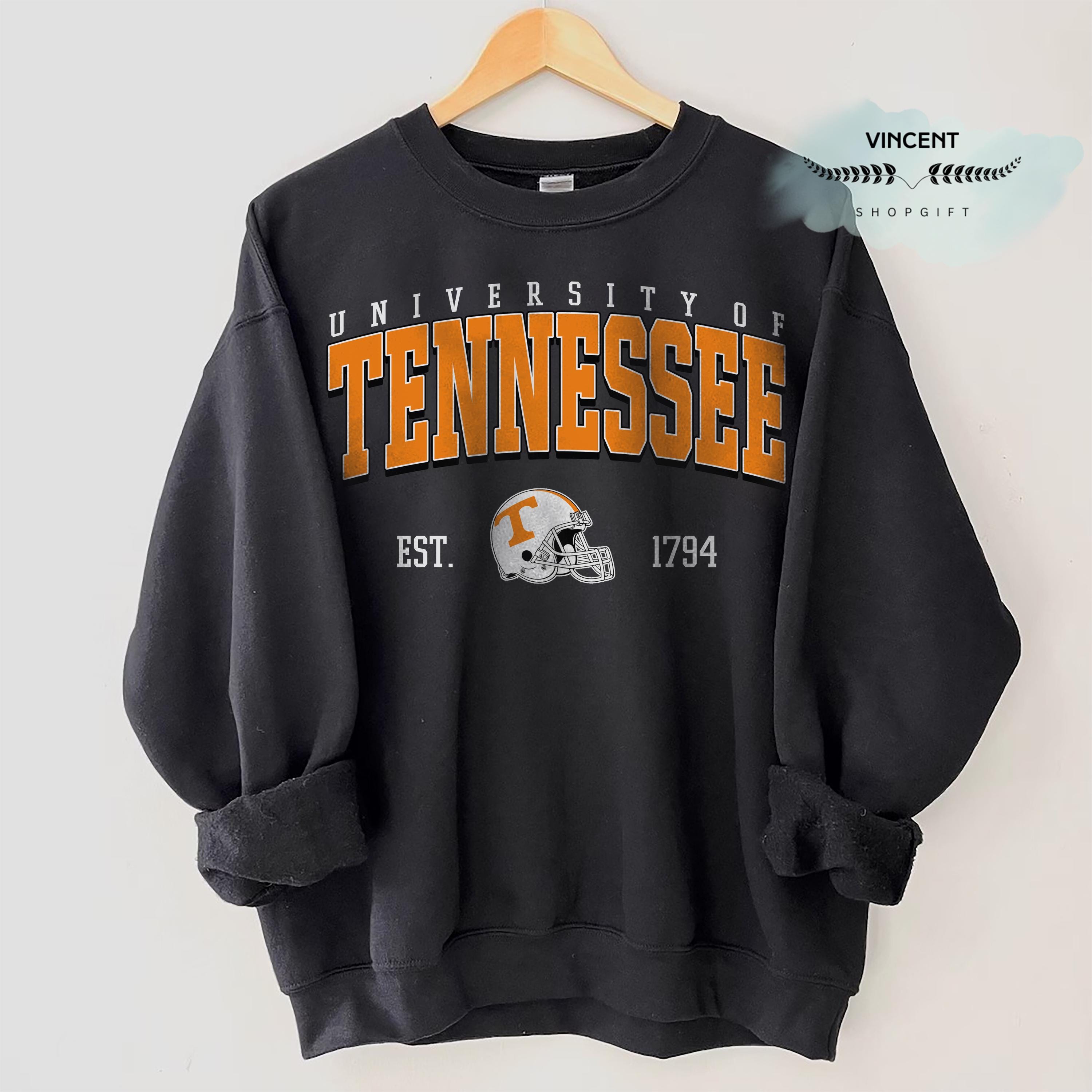 Felpa Vintage Anni '90 1994 Dell'Universit&agrave; Del Tennessee
