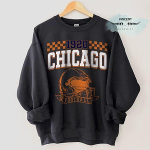 Vintage Chicago Football Sweatshirt, Trendy Fan Gifts, Game Day Apparel, Team Crewneck, Chicago Bears Fan Gear