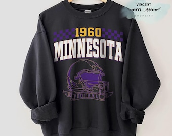 Felpa da football del Minnesota, maglietta retrò per tifosi sportivi, maglietta regalo alla moda per il giorno della partita, felpa con la mascotte del Minnesota, maglietta per tifosi del Minnesota