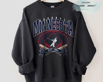 Minnesota Baseball Sweatshirt, Twins Rundhalsausschnitt, Minnesota Spieltag Pullover