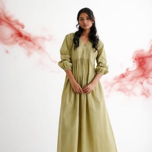 green emerald velvet dress Ever-Pretty Double V Neck Long Empire Waist Chiffon Budget Bridesmaid Dress main image 1