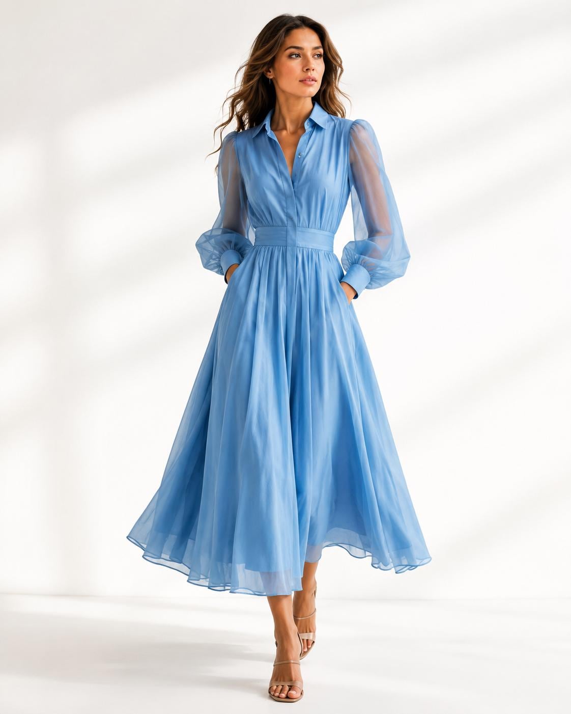 dusty blue dress singapore Dusty Blue Convertible Dress | My Little Bow