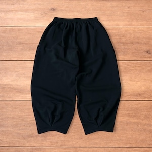 Lovely super baggy wide leg Japanese joggers in black.