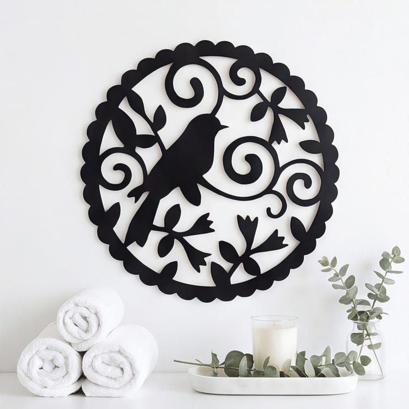 Metal Circular Wall Decor - Etsy