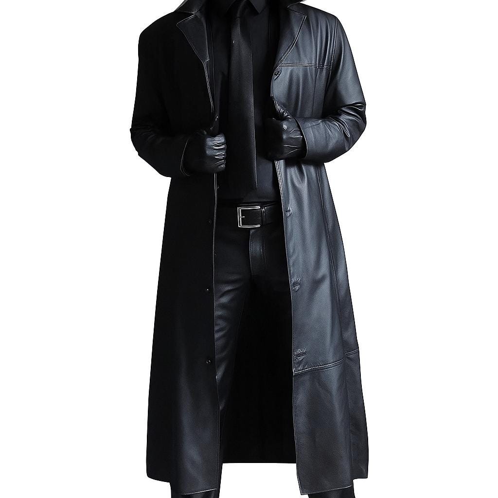 Mens Long Trench Coat