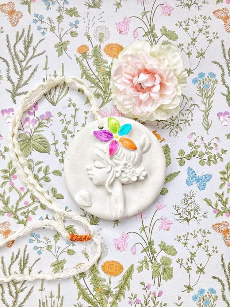 Aroma Stone, Essential Oil Diffuser Home Perfume, Pierre A Parfumer, Handmade Clay Perfume Blooming