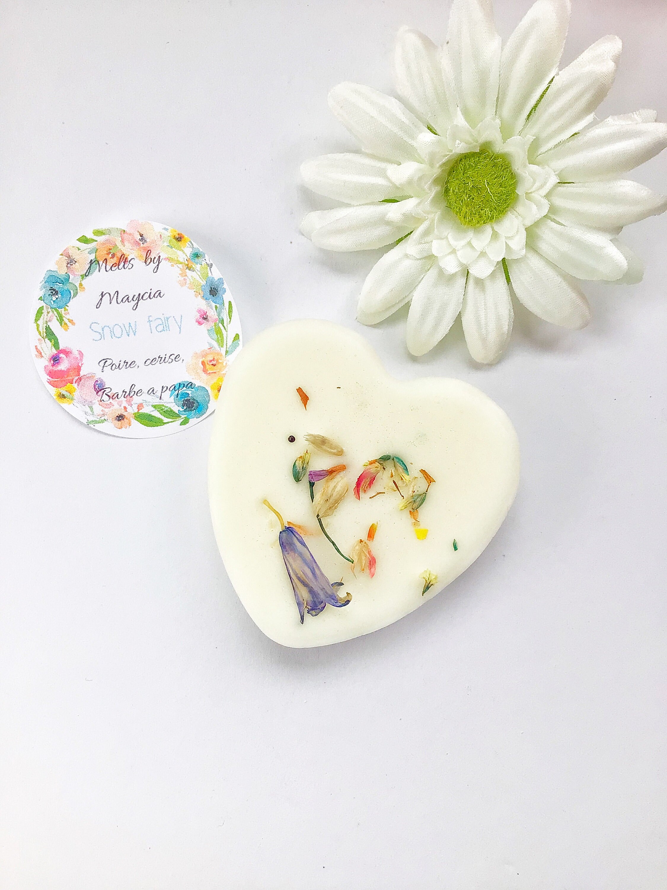Cire Parfumés, Galets Fondant Parfumée, Parfum Maison, Cire Pour Les Bruleurs Fait Main, Snow Fairy