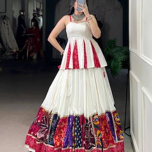 Traditional Navratri Lehenga Choli | Garba Chaniya Choli Outfit for Women | Indian Festival Wear Dandiya Dress