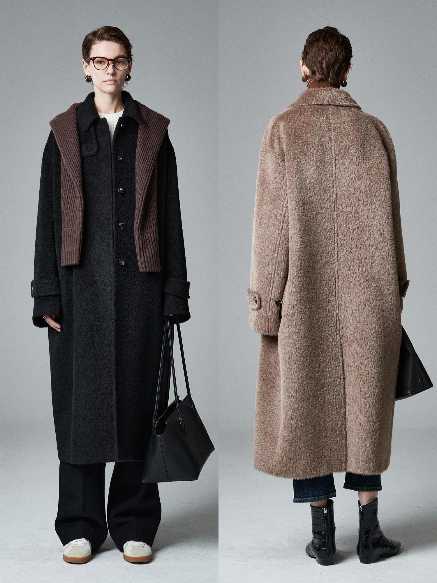 ジャケット・アウター 90s vintage wool balmacaan long coat Men's Woolen Balmacaan Coat – Crush on Retro