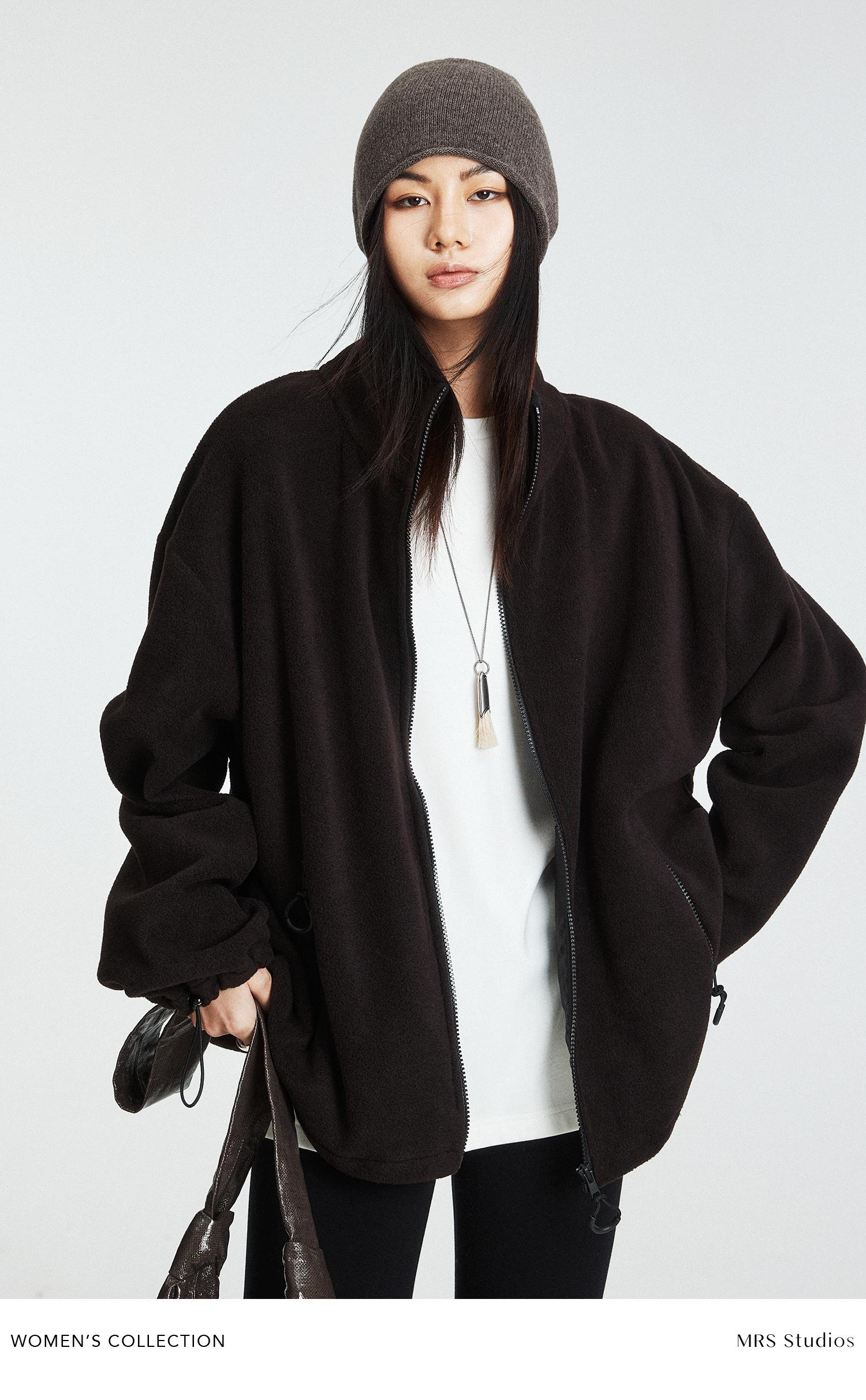 Japanese Fleece Zip Jacket | Soft and Lightweight | Oversize Fit