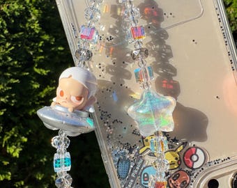 POPMART SP Zsiga Crybaby Labubu Pucky pop beans keychain| bag charm| quality beads phone charm| mini blind box| goodie bag| birthday gift