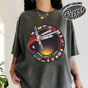 Project Hail Mary Mission Patch T Shirt