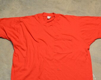 Red Undershirt | Etsy