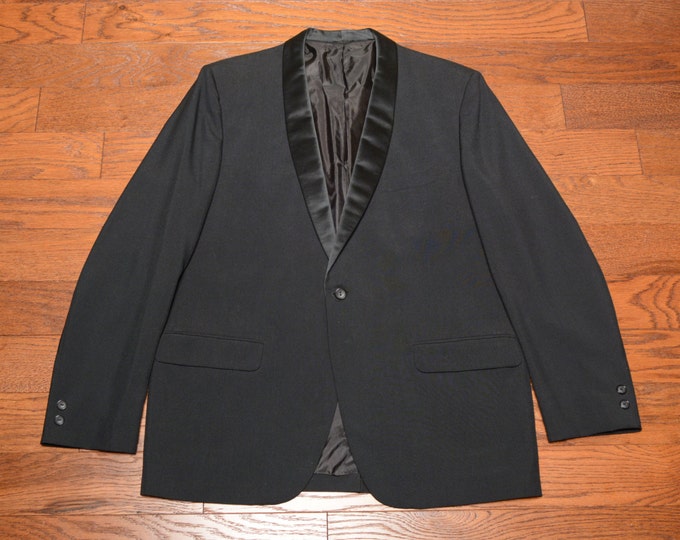 Mens Vintage Tuxedo Jacket 60s Tux Jacket 1960 Tuxedo Single Etsy