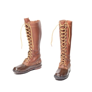 Tall leather hunting boots deals