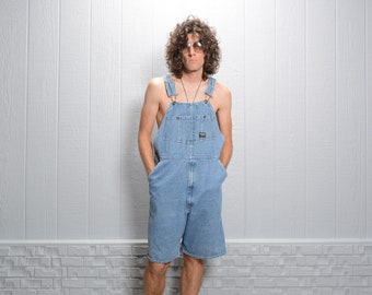 overall shorts mens 90s