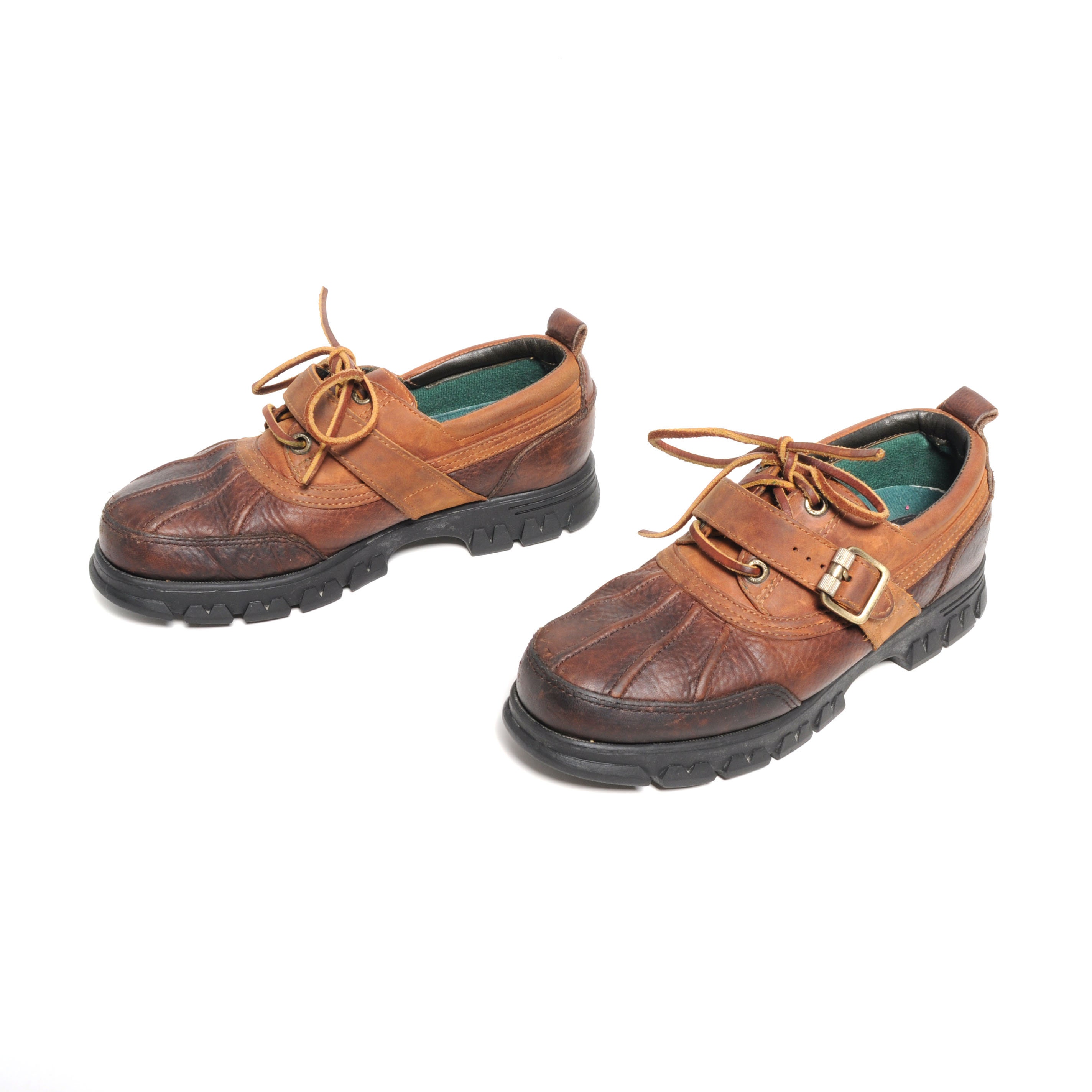 Vintage 90s 00s Ralph Lauren Polo Dover Duck Boots Chunky