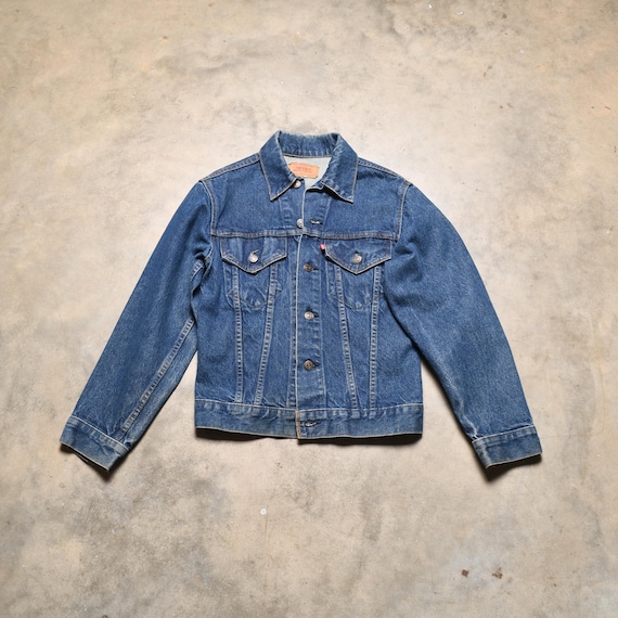 Vintage 70er 80er Jahre Levi's Jeansjacke vintage Levis dark wash
