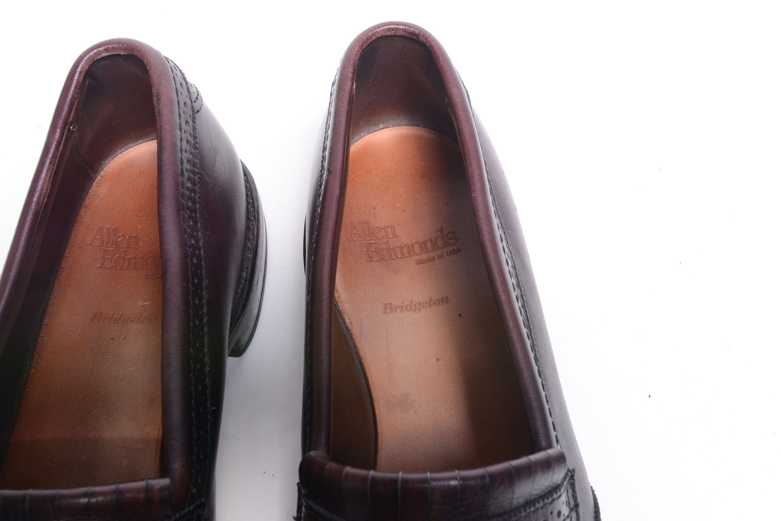 Allen Edmonds Bridgeton Shoes Mens Size 8.5 E Brown Leather Tassel Loafers USA il_fullxfull.5510422662_chpw.jpg main image 3