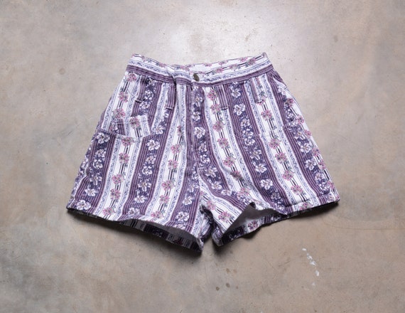 Shorts Stripe Denim Jean Shorts 