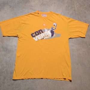 vintage 90s 00s y2k Converse basketball t-shirt Get Up PRJT Chuck Taylor All-Star tee shirt 1990 2000 men women unisex XL XXL