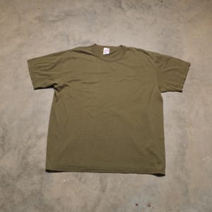 vintage 90s US army t-shirt olive drab green tee shirt 1990 men women unisex XL