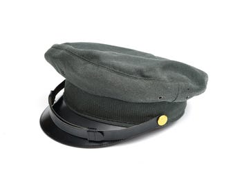 個人装備 1970s Military HAT Vintage 70s US Army Hat Military Hat Visor Crusher Cap 1970