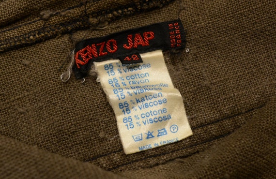 étiquette pull kenzo