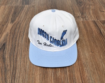 vintage jaren 90 UNC Tar Heels hoed baseballpet snapback North Carolina University Chapel Hill, VS