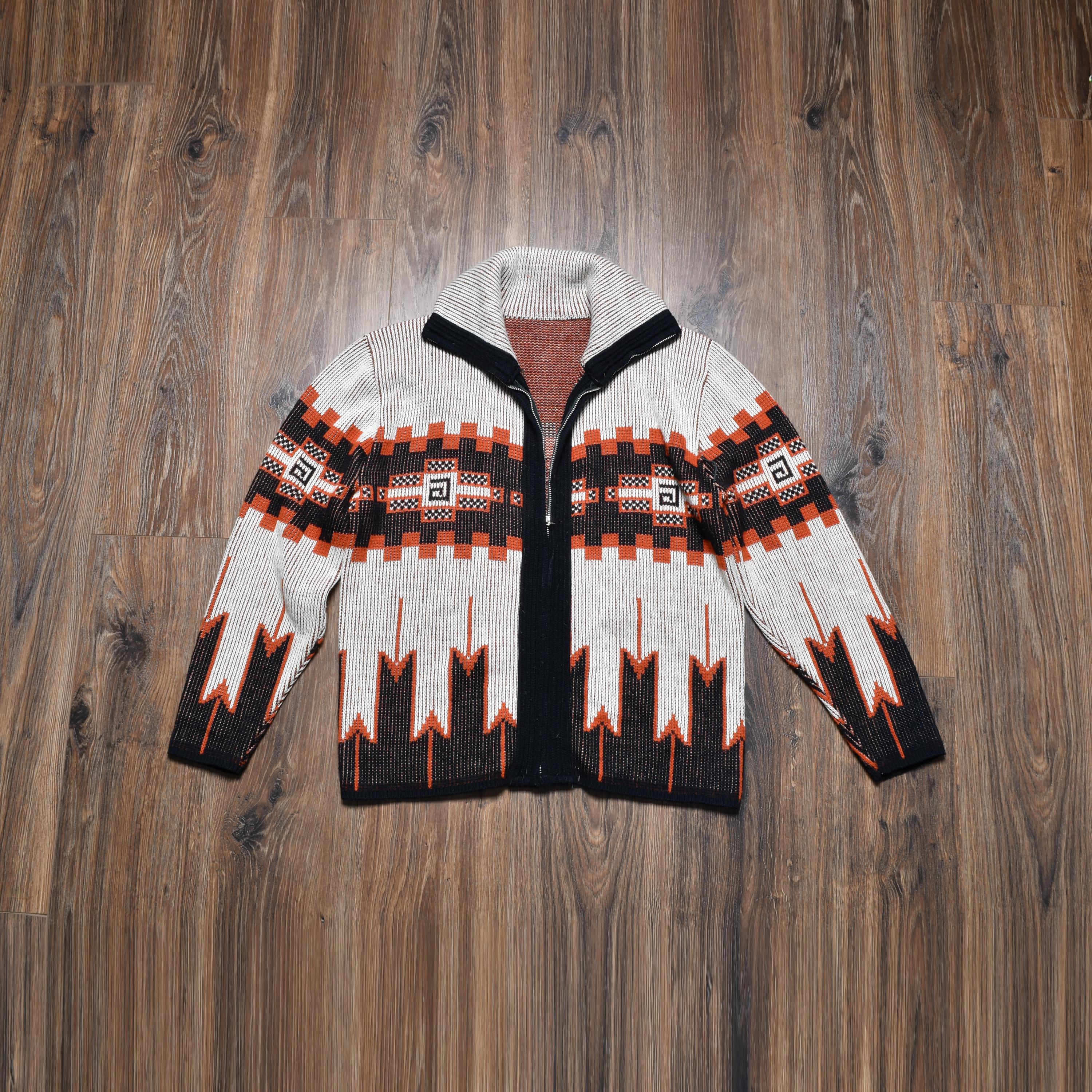 60s Zip Cardigan - Etsy