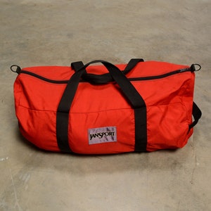 jansport 80s duffle bag WEEKENDER MEDIUM and travel essentials Jansport Made in USA Vintage