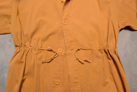 vintage 70s UFO Jeans smock shirt hippie boho dra… - image 3