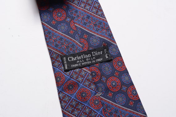 vintage Christian Dior tie men menswear necktie 1… - image 3