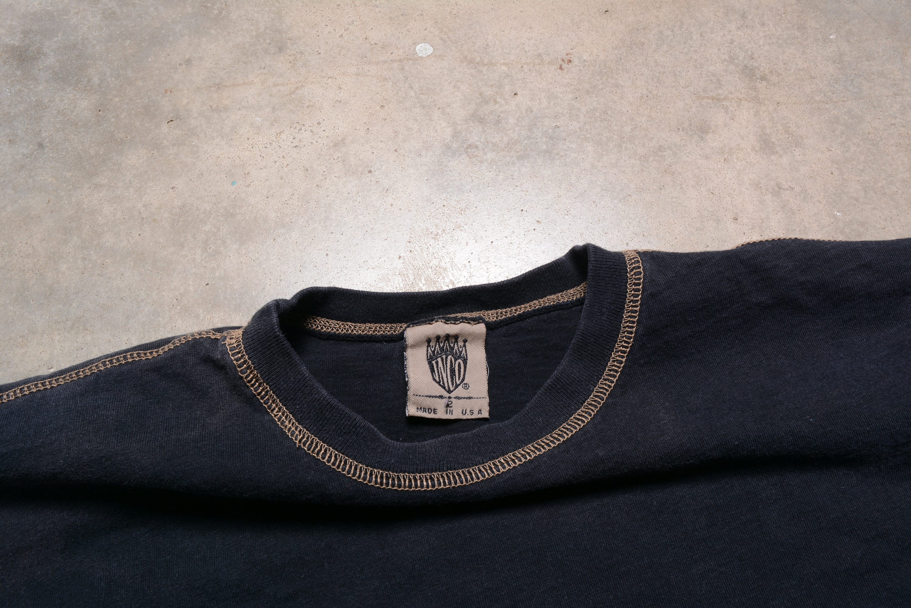 ヴィンテージ JNCO Tシャツ 長袖 ポケットTシャツ コントラスト